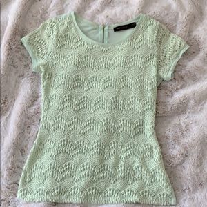 The Limited mint lace top